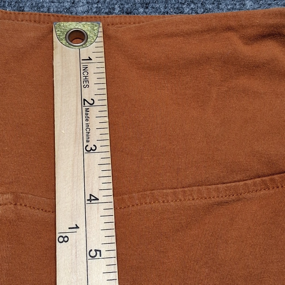 Lou & Grey Women Orange Yoga Athletic Shorts Medium - Picture 8 of 12